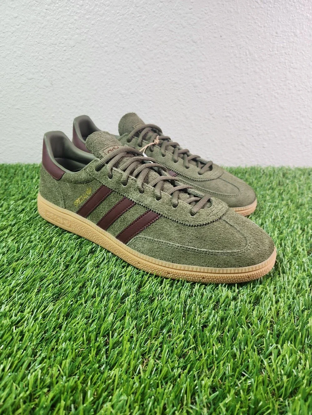 NEW Adidas Handball Spezial Olive Brown - Size 12 Men's